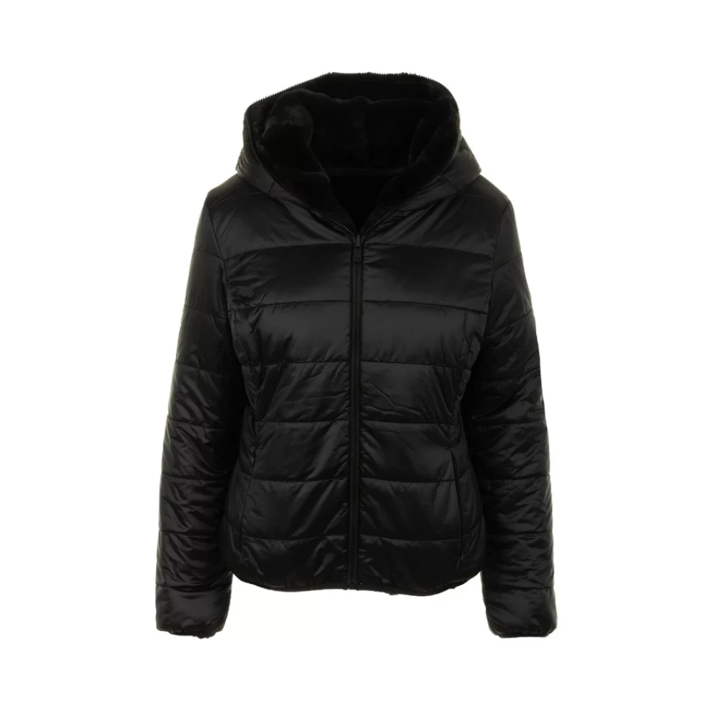 Save The Duck Zwarte Laila Jassen voor Vrouwen Black Dames