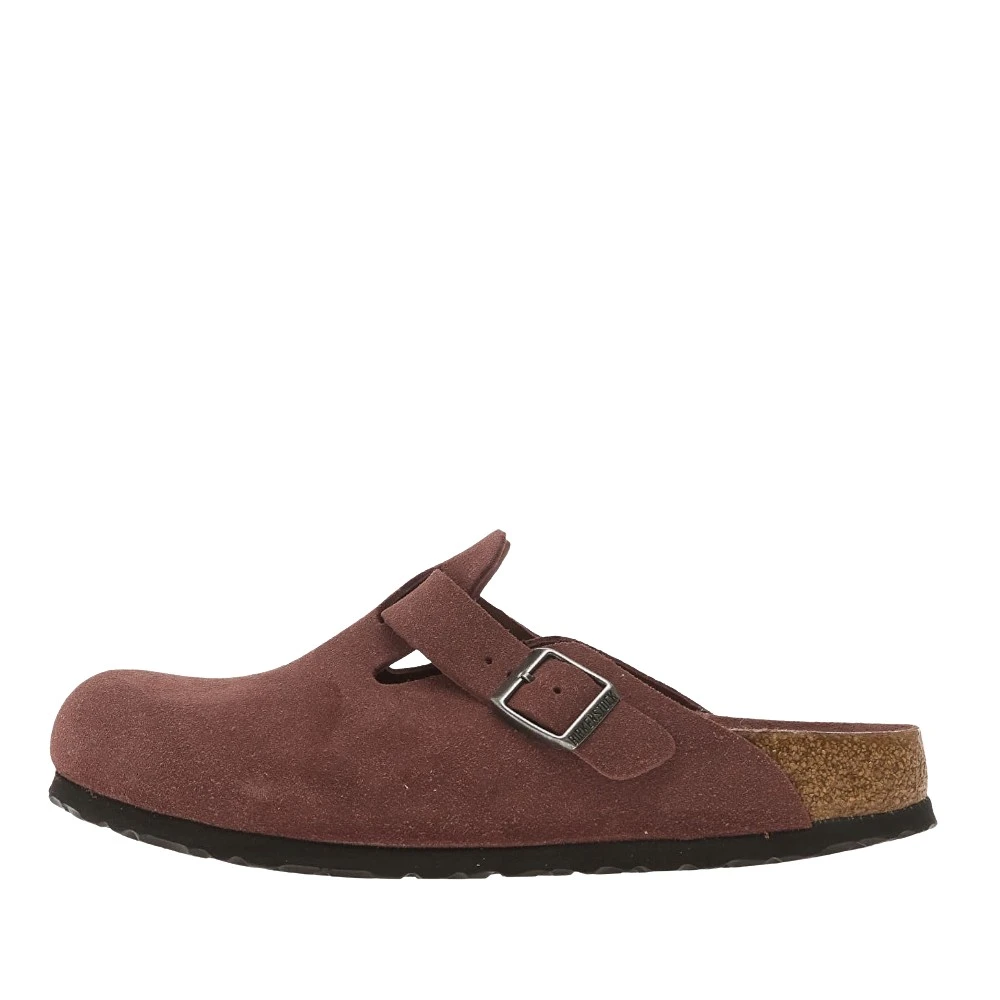 Birkenstock Unisex Marrone - Boston Soft Footbed Narrow Fit - Shoes - 37 Eu