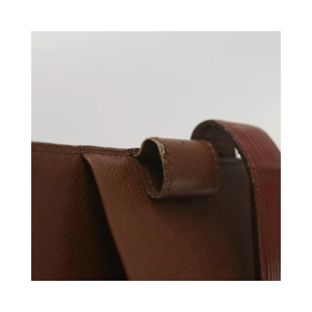 Louis Vuitton Vintage Pre-owned Leather home-office Brown Dames