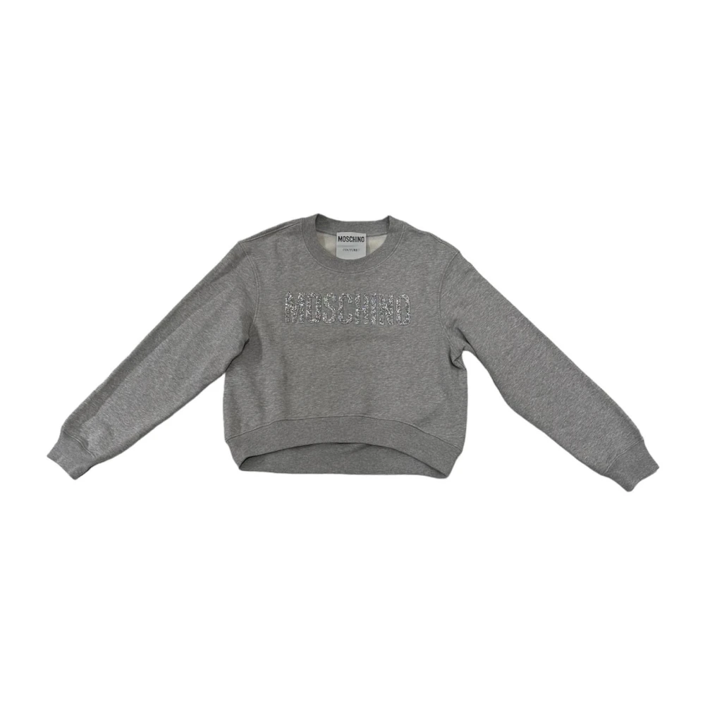 Moschino Stijlvolle Sweatshirt voor Mannen Gray Dames