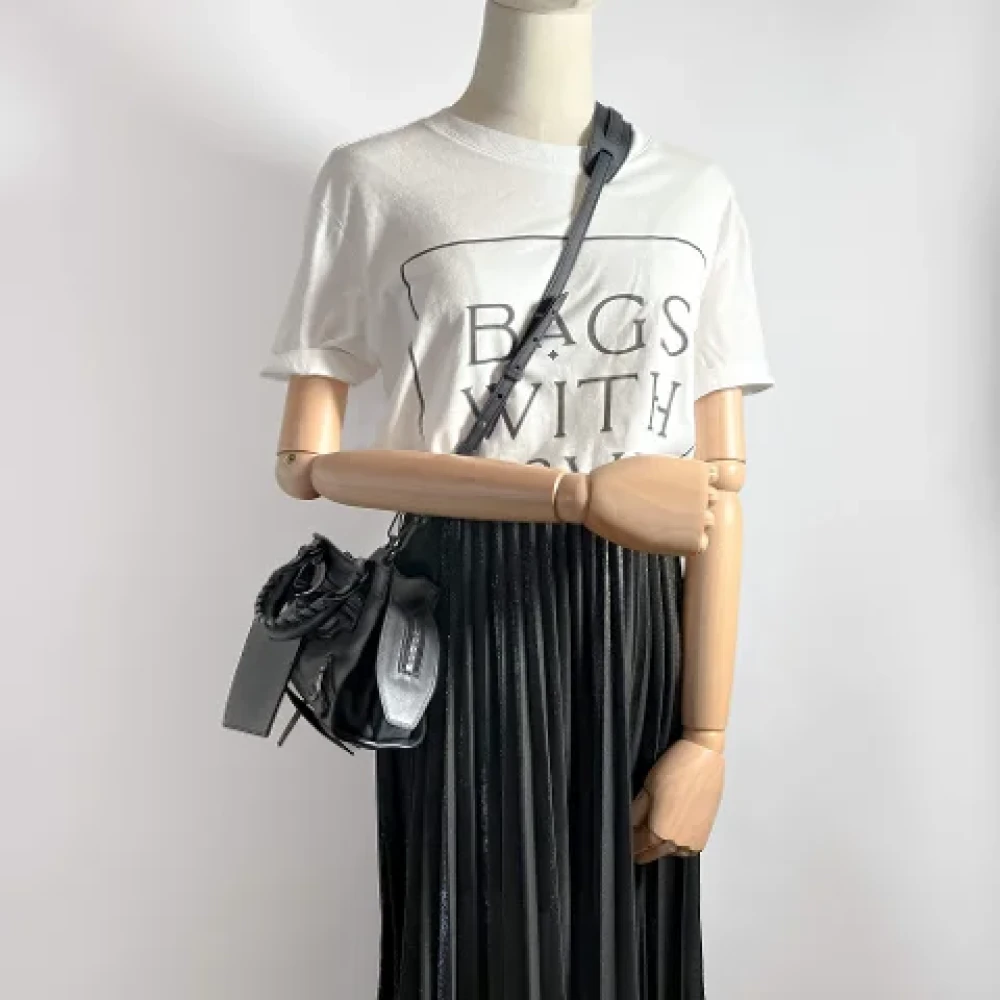 Balenciaga Vintage Pre-owned Leather handbags Black Dames
