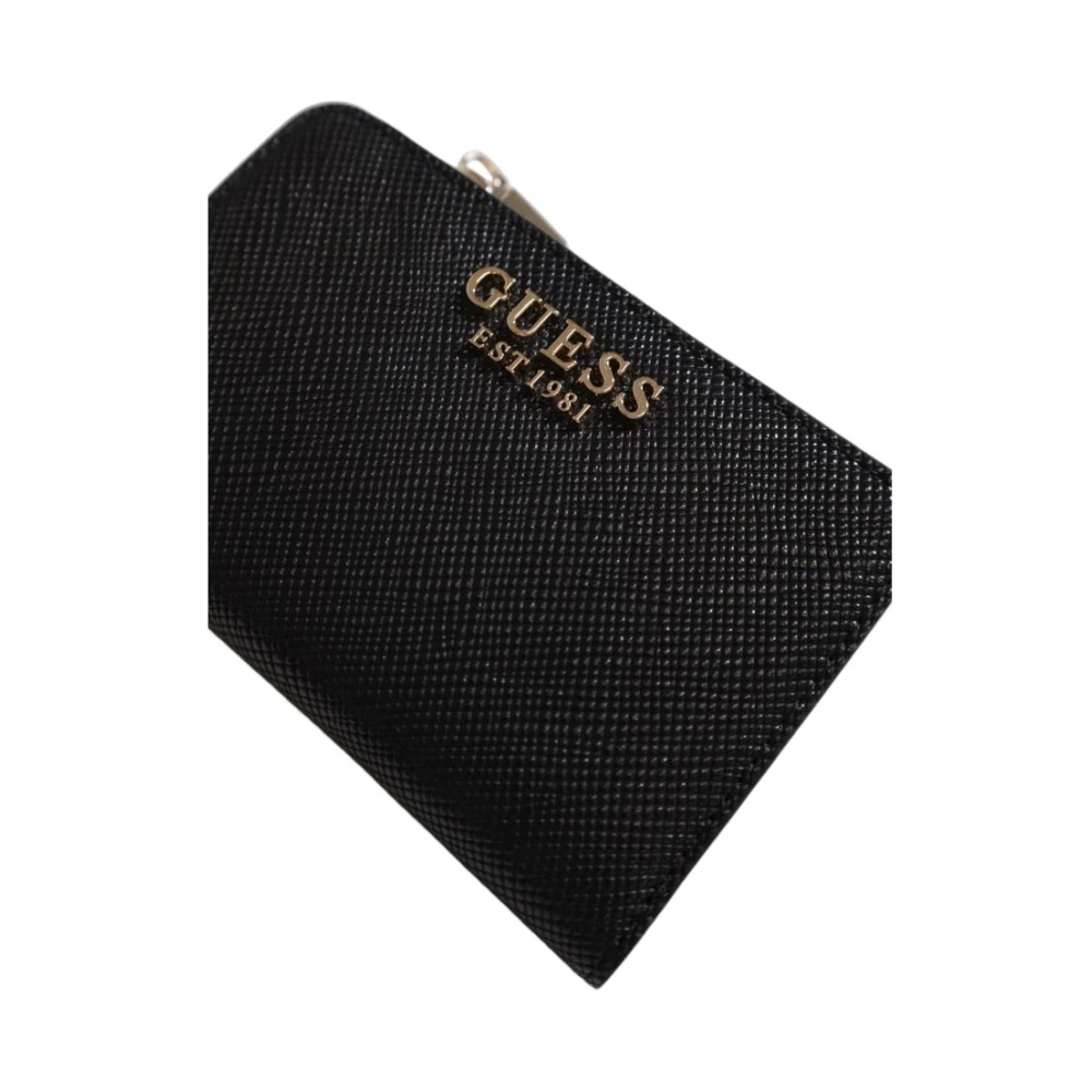 Guess Zwarte Damesportemonnee Herfst Winter Collectie Black Dames