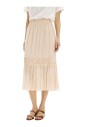 jupe-evasee-sable-a-volants