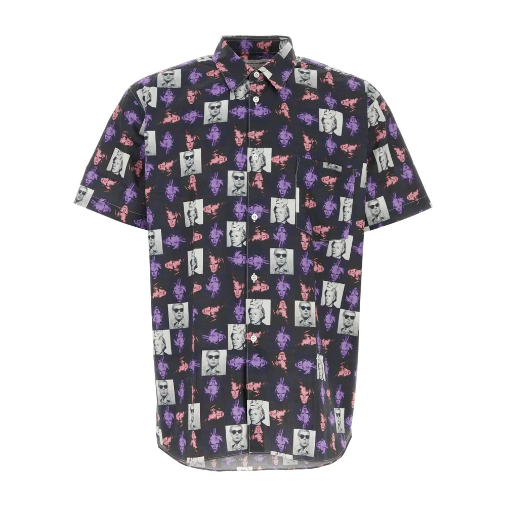 Comme des Garçons Poplin Bedrukt Overhemd Multicolor Heren