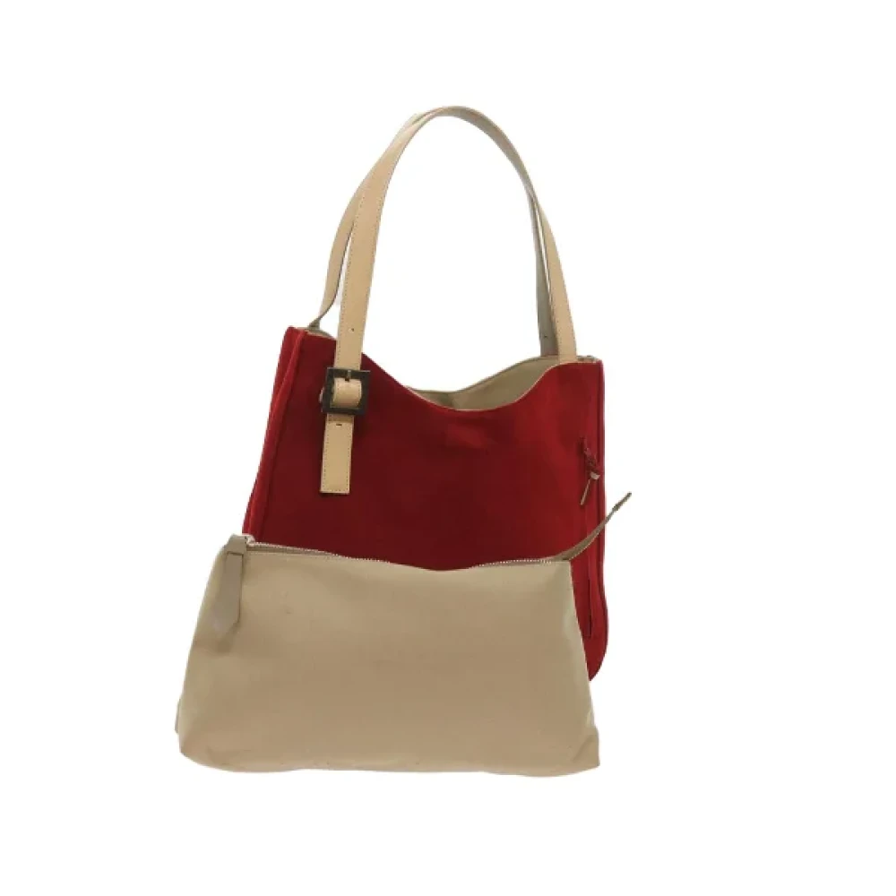 Givenchy Pre-owned Suede shoulder-bags Red Dames