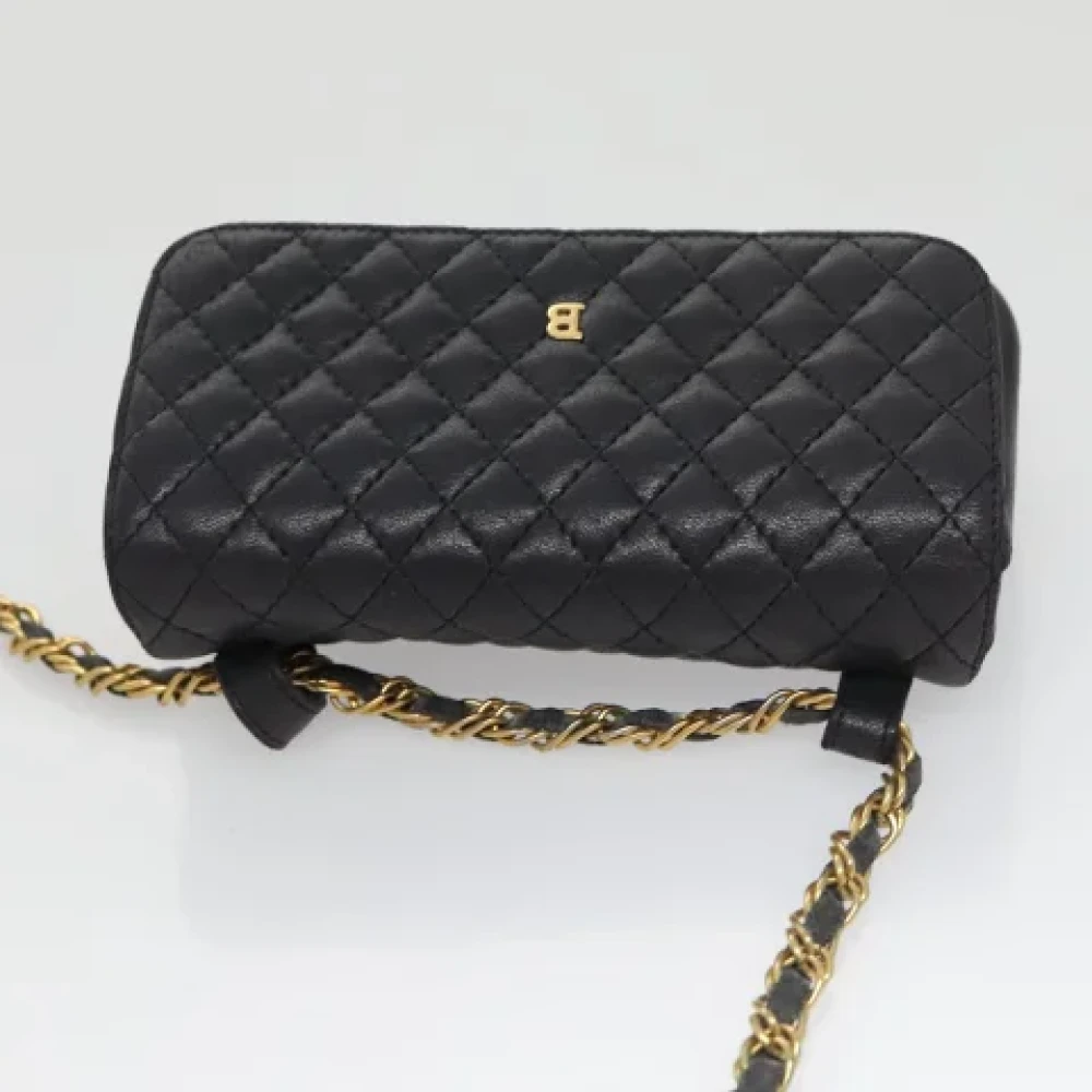 Bally Pre-owned Leather shoulder-bags Blue Dames