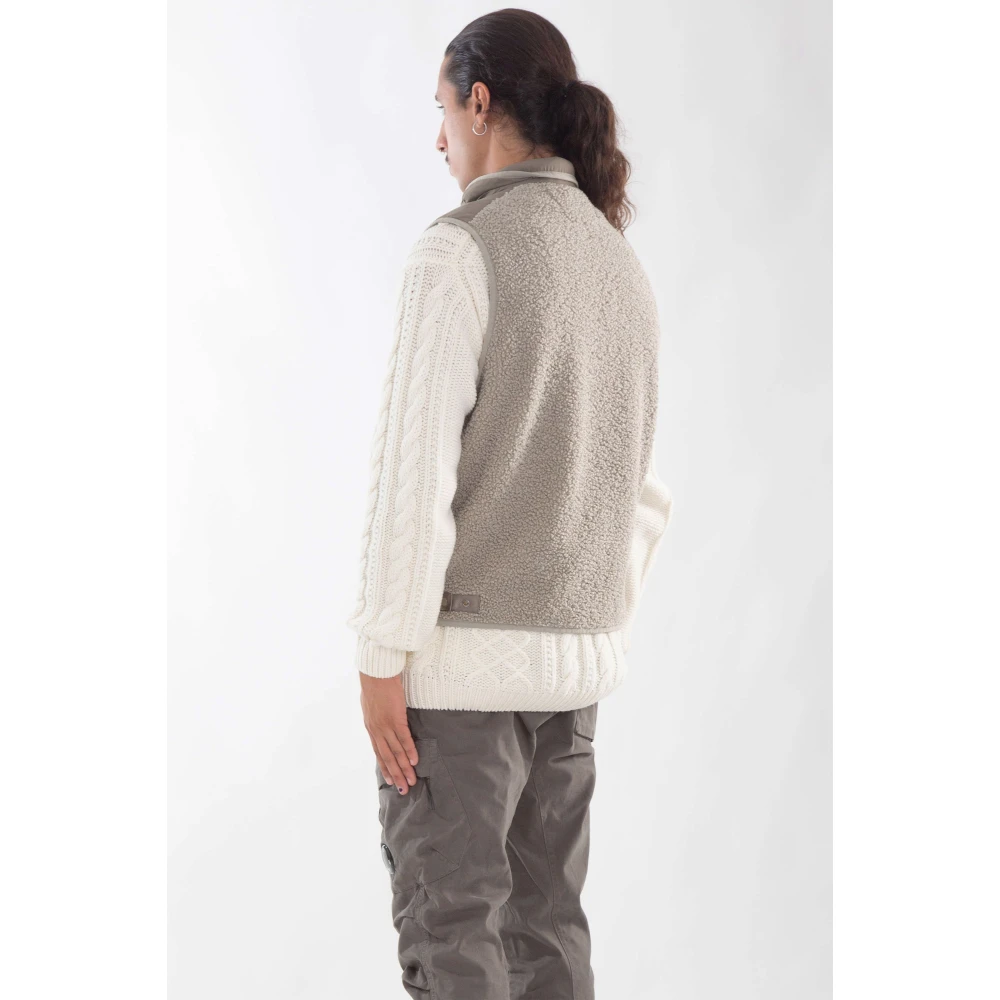 C.P. Company Gemengd Polar Shell Vest Beige Heren