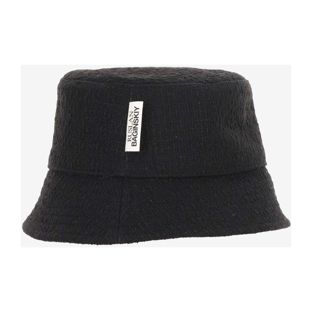 Ruslan Baginskiy Zwarte Wol Baret Hoed Black Dames