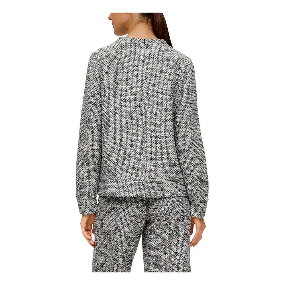 s.Oliver Round-neck Knitwear Gray Dames