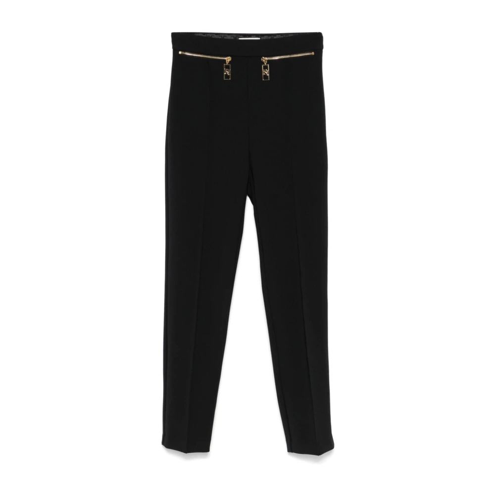 Elisabetta Franchi Nero Broek Aw24 Damesmode Black Dames