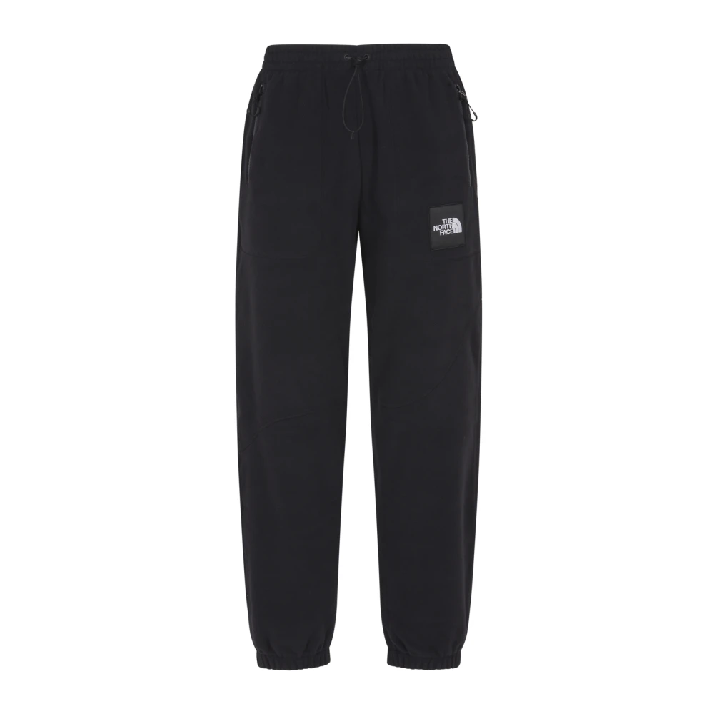 The North Face Zwarte Fleece Broek Yinka Ilori Ontwerp Black Heren
