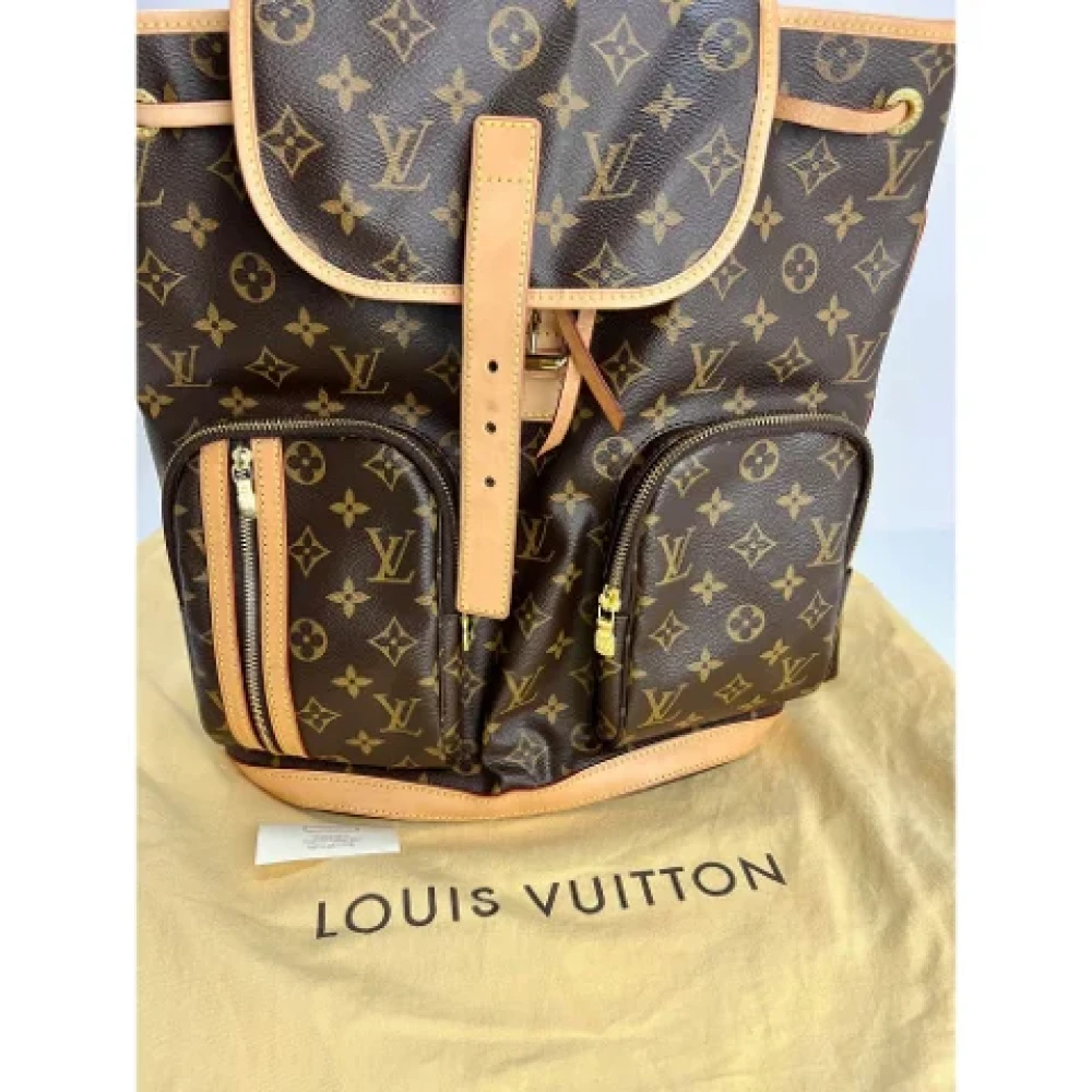 Louis Vuitton Vintage Pre-owned Canvas backpacks Brown Dames