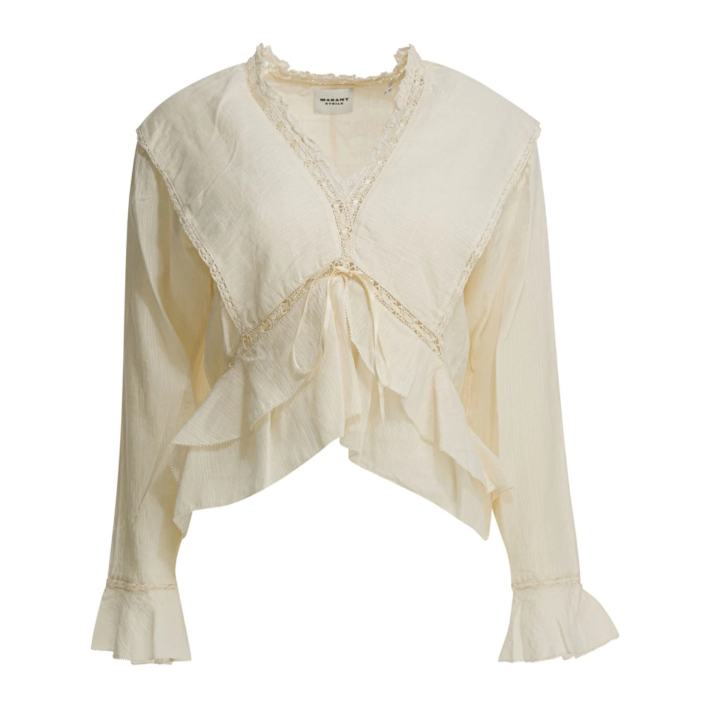 Marant Étoile Women's Beige Shirts Clothing Ss26