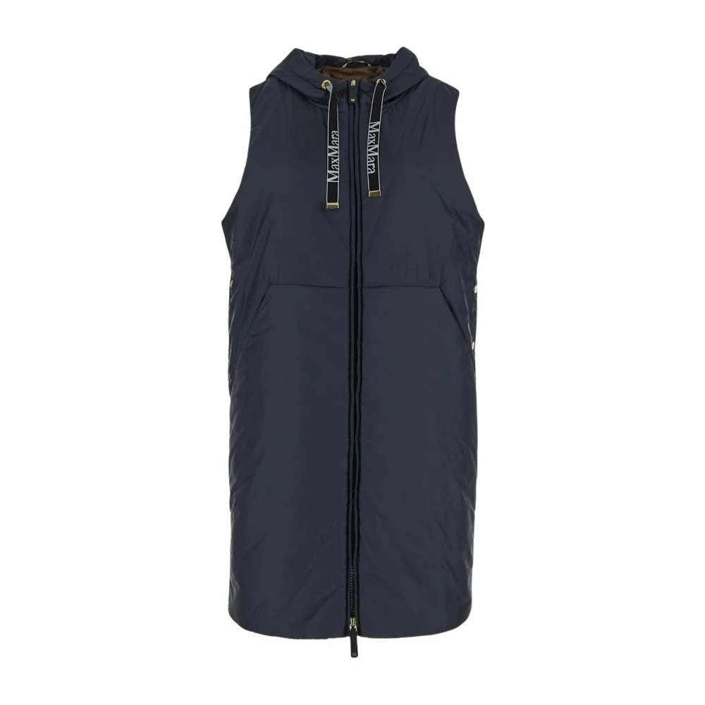 Max Mara Groene Jacket TheCube Polyamide Blue Dames