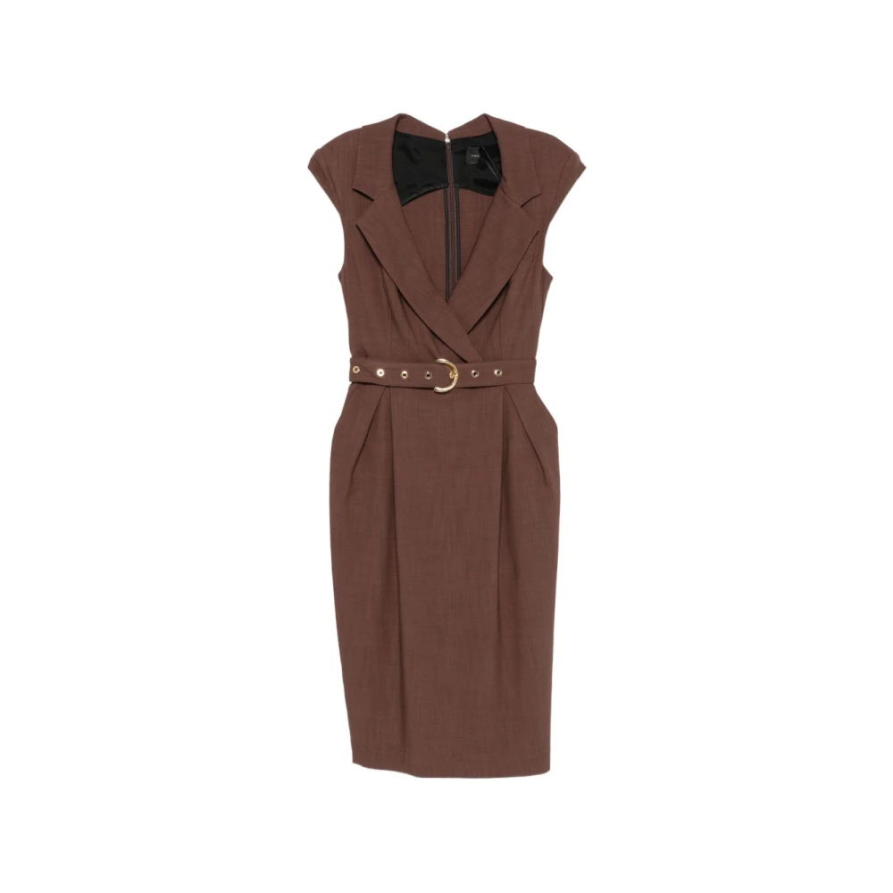 Pinko Donna Marrone Abiti, 2XS, New,