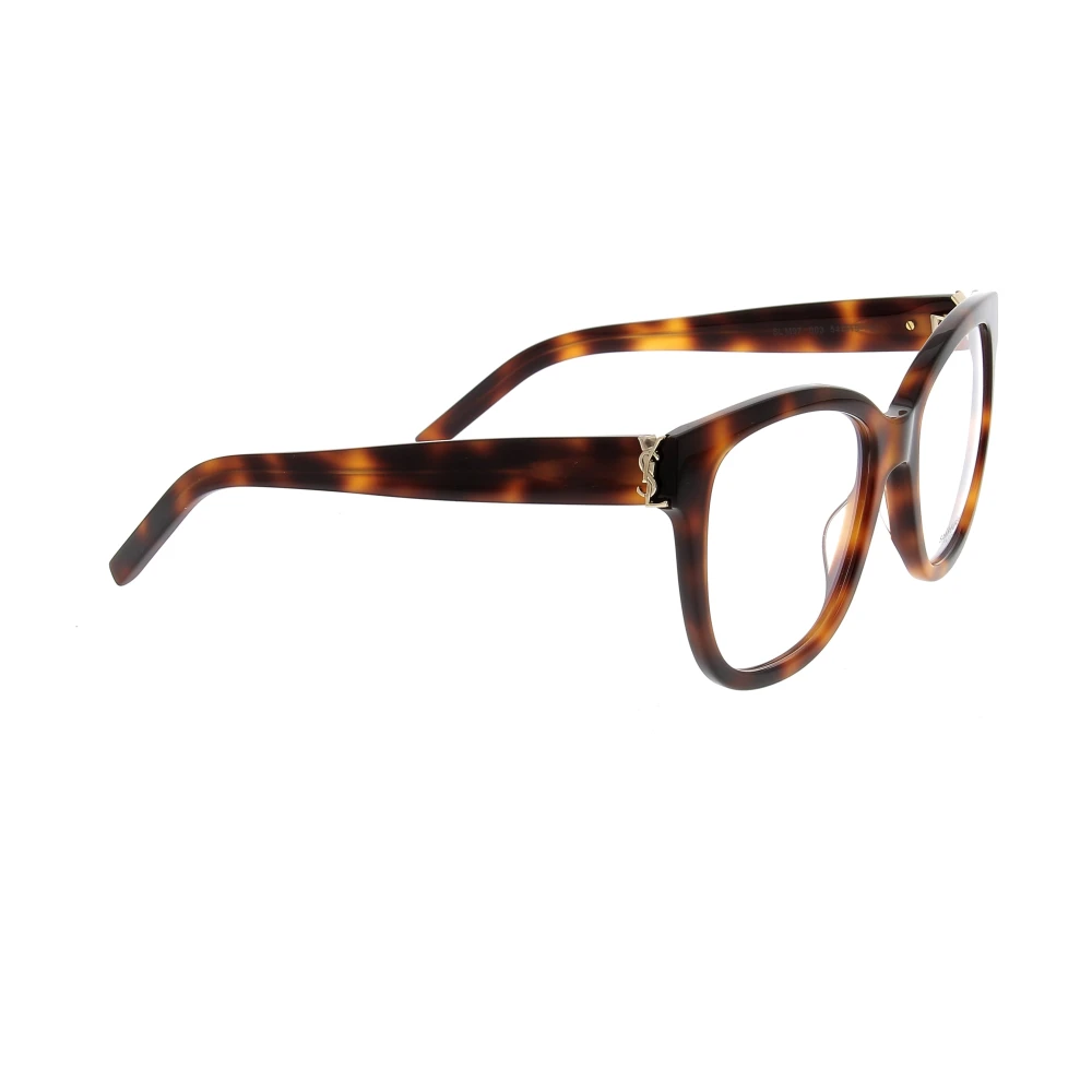 Saint Laurent Stijlvolle Brillencollectie Brown Unisex
