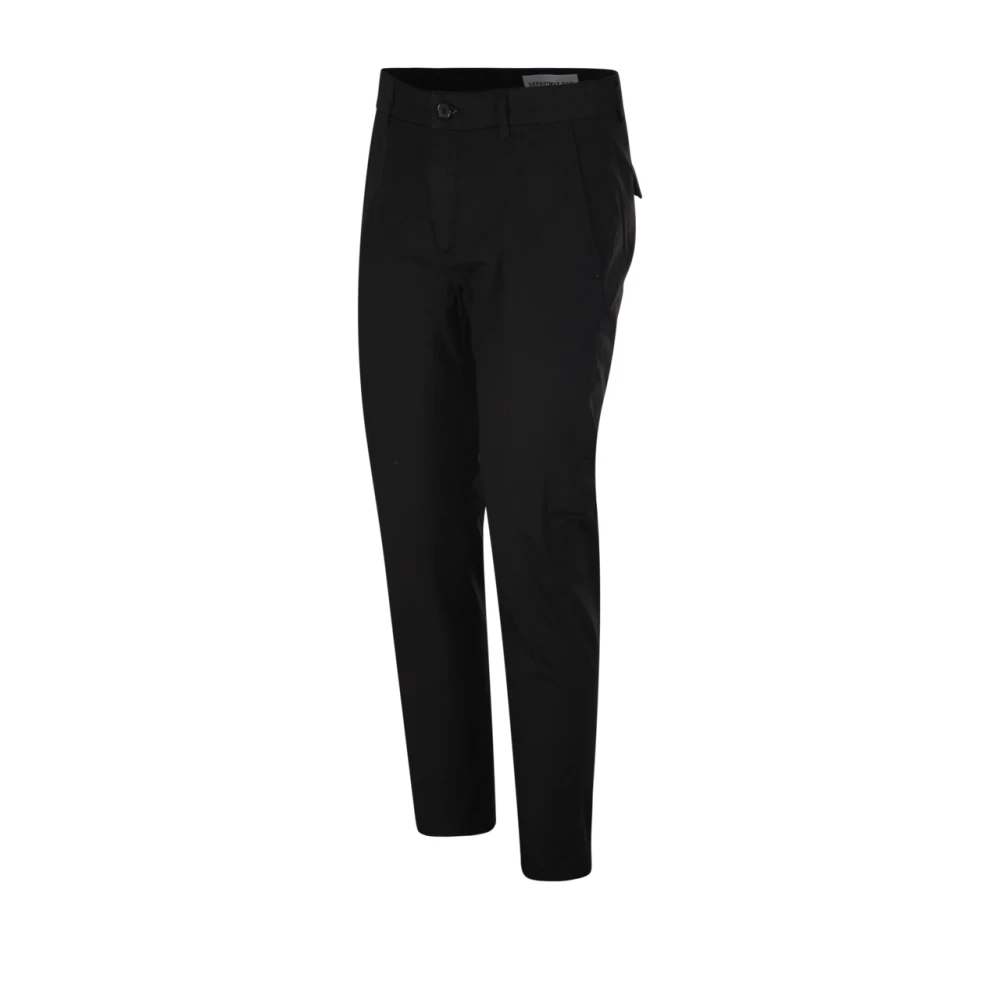 Department Five Zwarte Chinos Crop Broek Black Heren