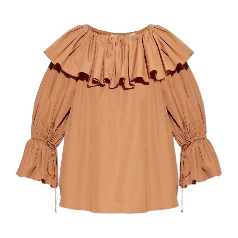 Chloe Bluse Aus Baumwollpopeline De Größe 36 - MyTheresa - Bild 6