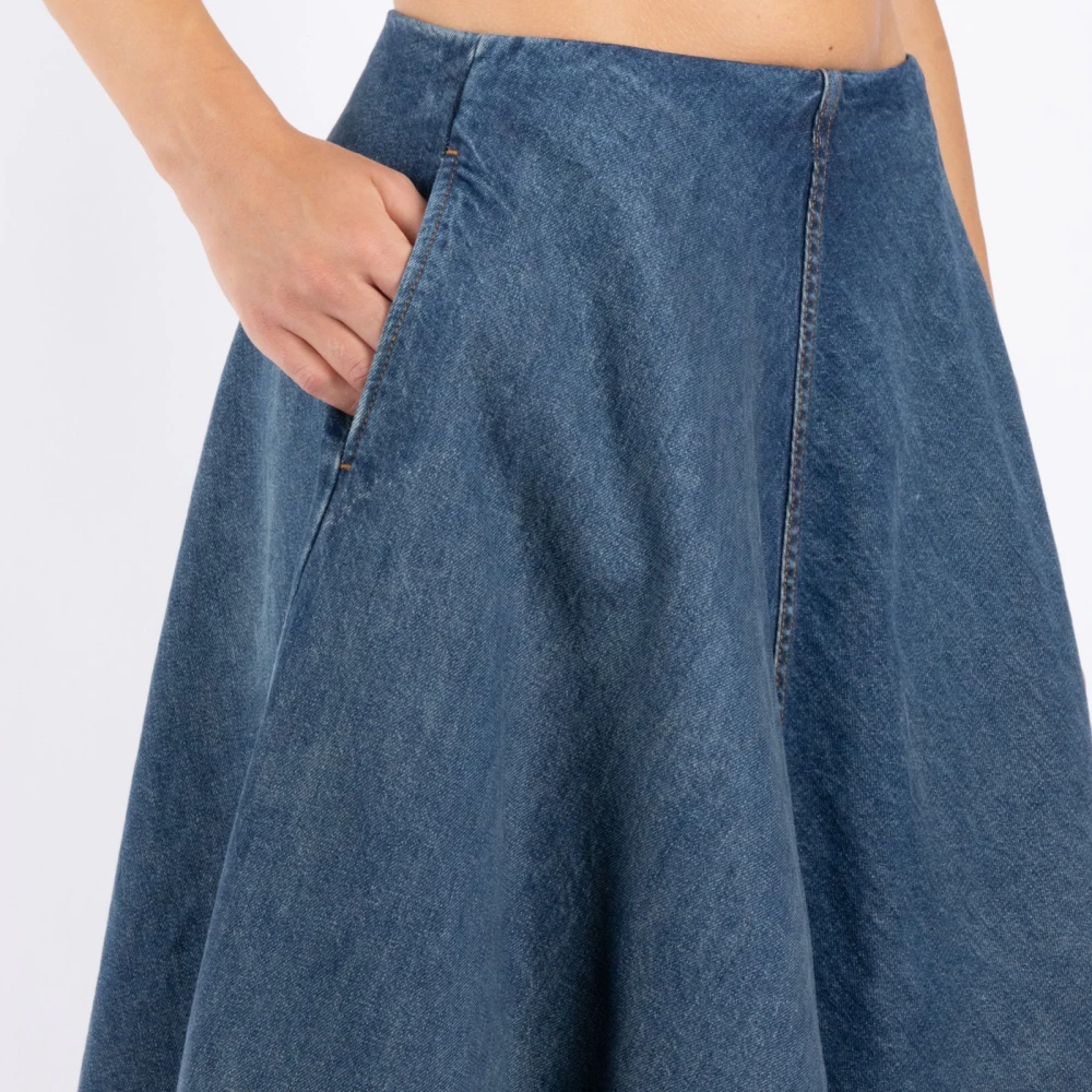 Khaite Denim Jeans met 100% Katoen Samenstelling Blue Dames