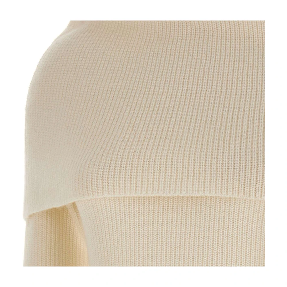 Fabiana Filippi Luxe Wol Zijde Trui Room White Dames