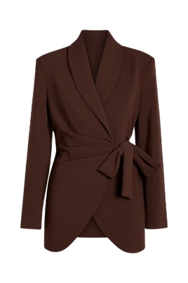 Brun Blazer för Kvinnor