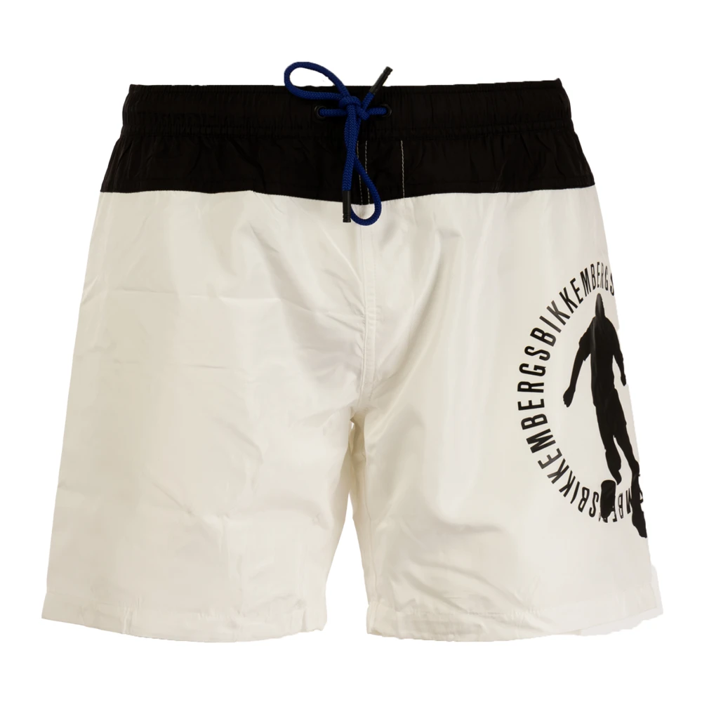 Bikkembergs Trendy Zomer Boxershorts voor Mannen White Heren