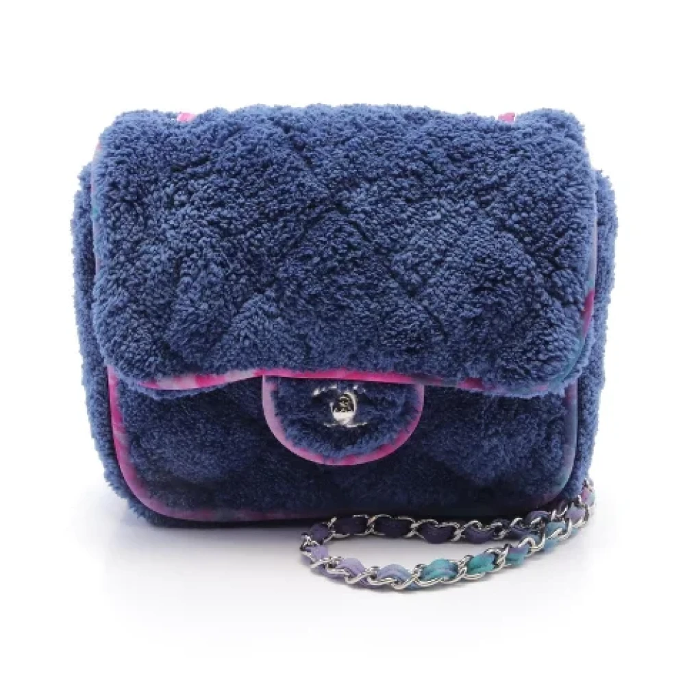 Chanel Vintage Pre-owned Fabric chanel-bags Blue Dames
