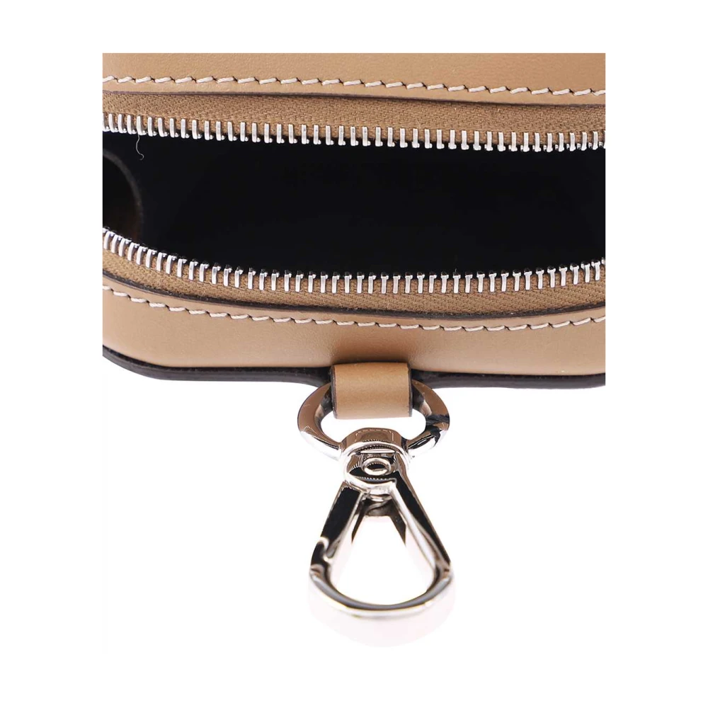 Fendi Monogram Print AirPods Hoesje Brown Heren