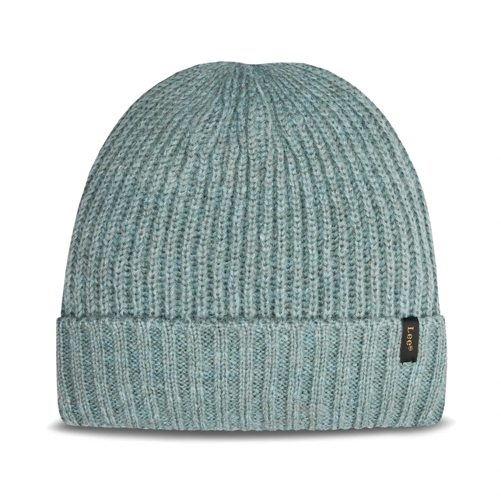 Lee Minimalist Beanie Hat Sweater Blue Dames
