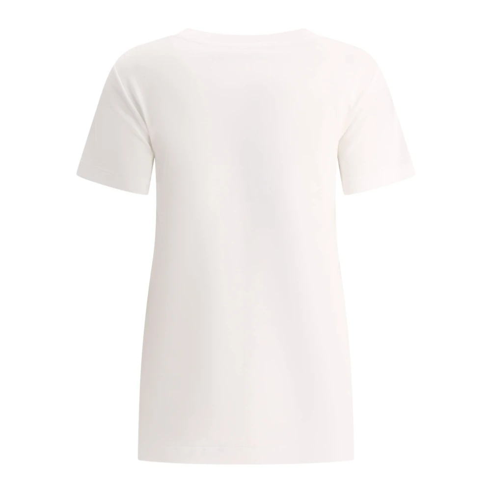 Dolce & Gabbana Logo Patch T-Shirt White Dames