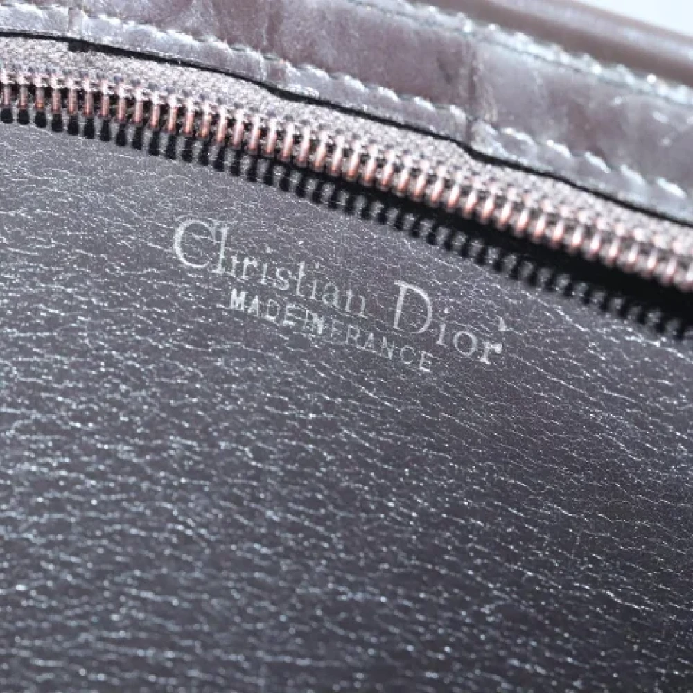 Dior Vintage Pre-owned Canvas dior-bags Brown Dames
