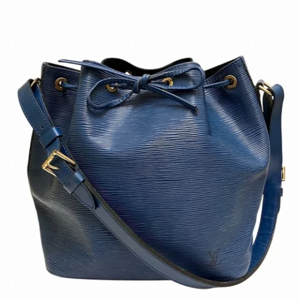 Louis Vuitton Vintage Pre-owned Leather shoulder-bags Blue Dames
