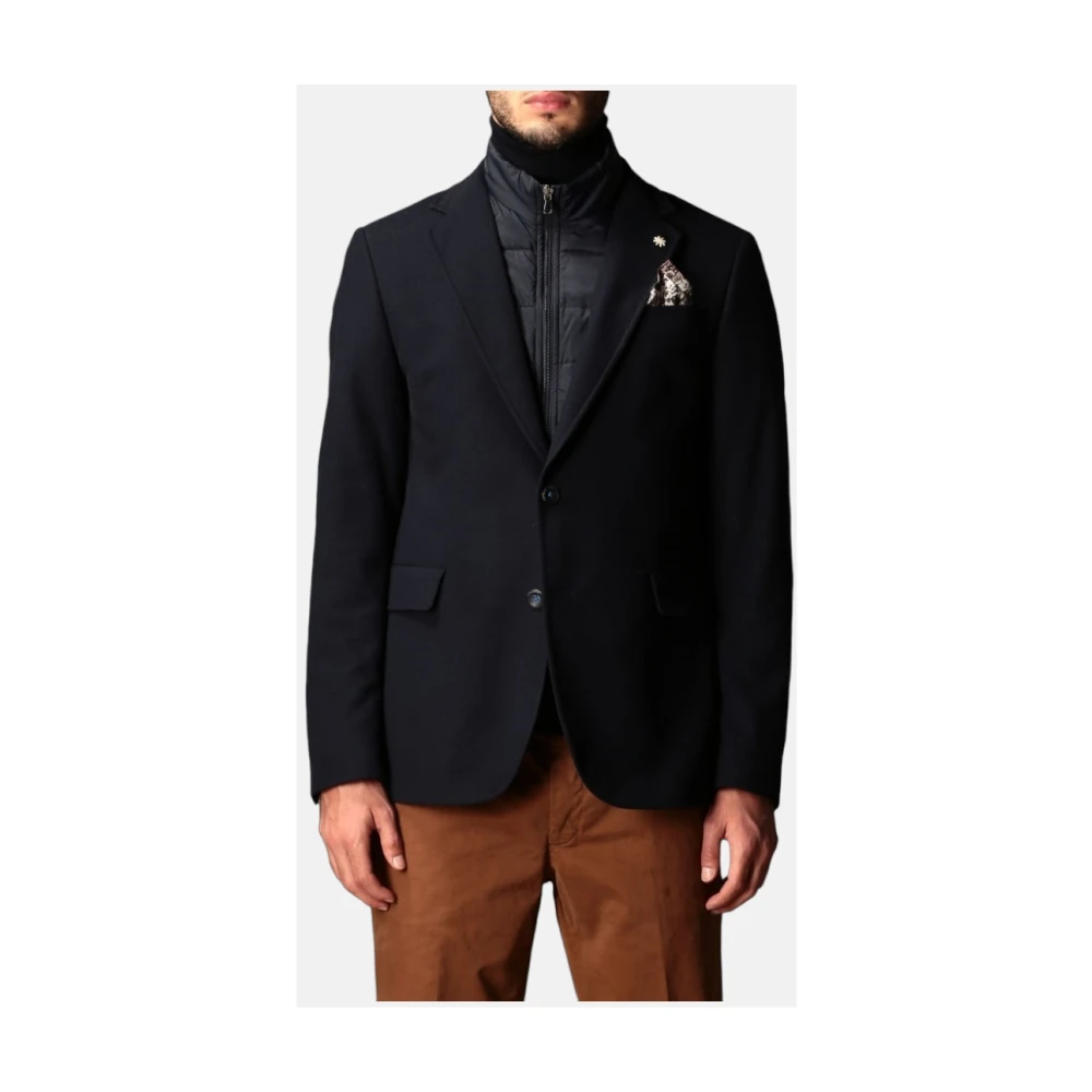 Manuel Ritz Elegante Jas Blue Heren