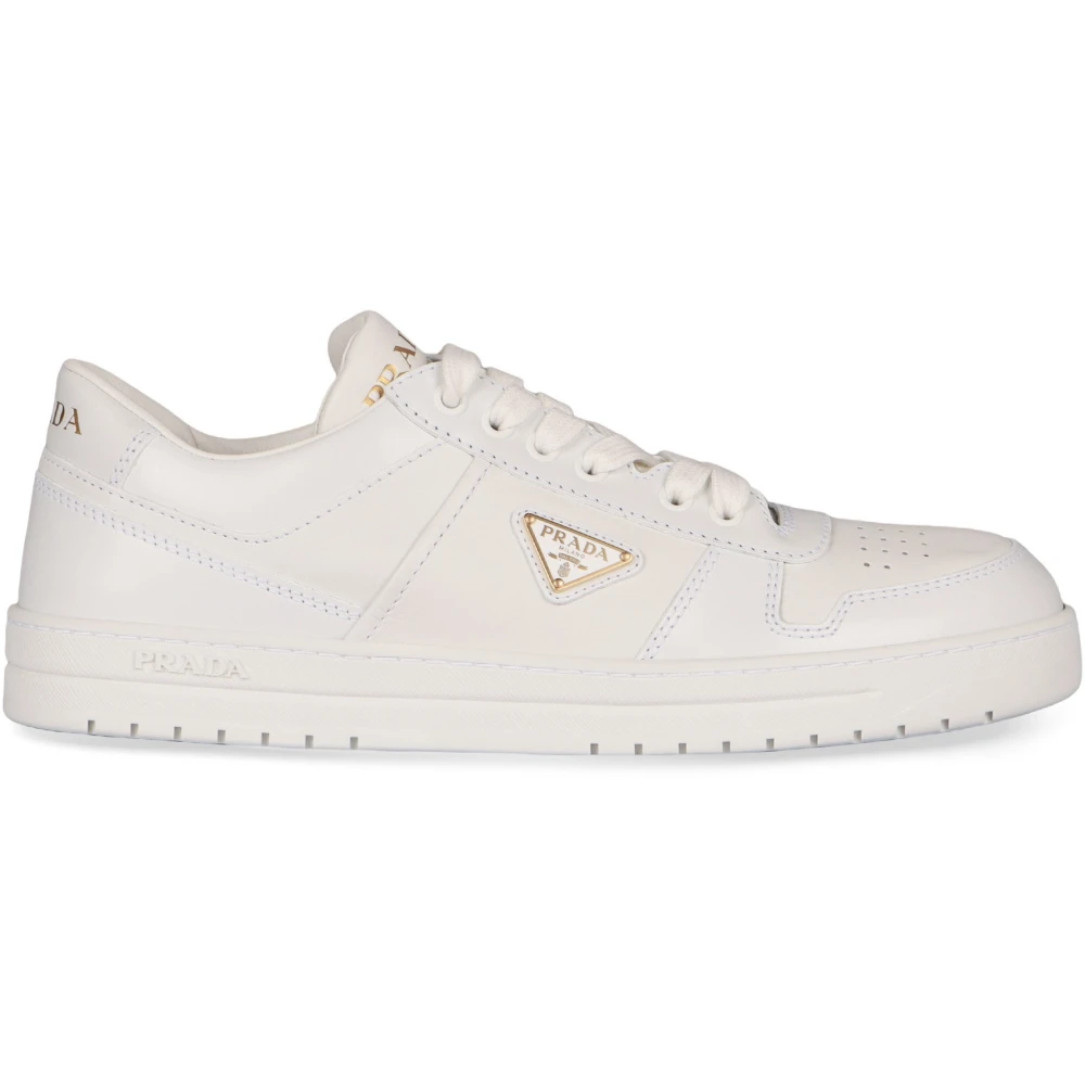 Prada Lage-top Kalfsleren Sneakers
