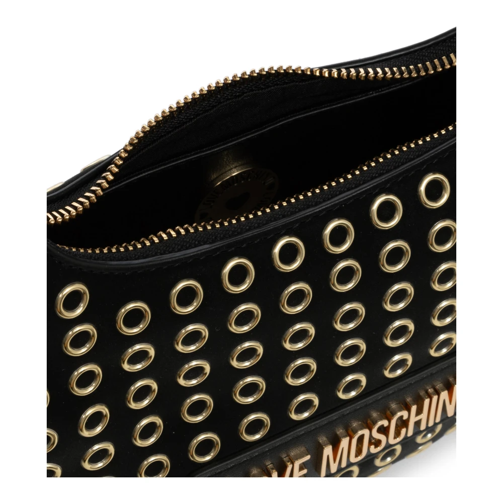 Love Moschino Stijlvolle Hobo-tas met Verstelbare Band Black Dames