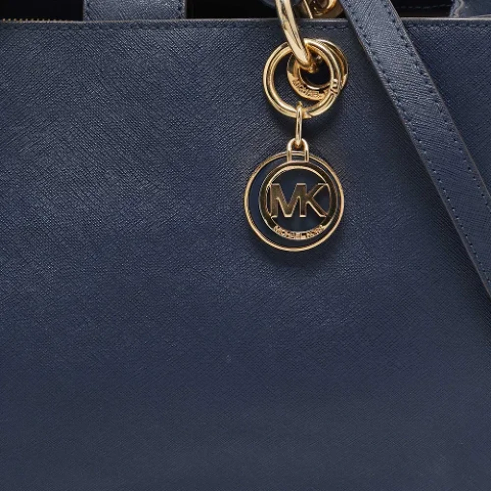 Michael Kors Pre-owned Leather totes Blue Dames
