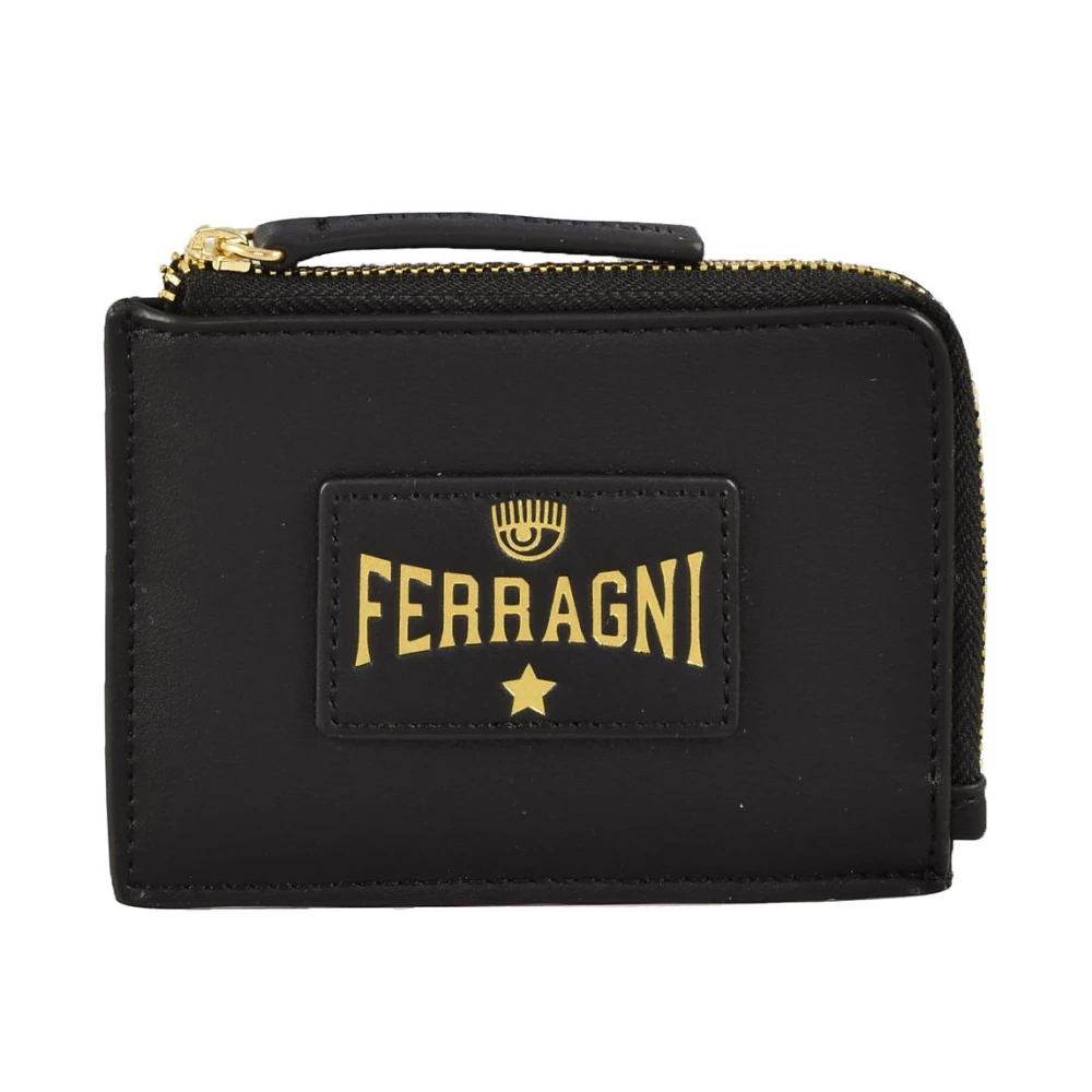 Chiara Ferragni Collection Wallets Cardholders Black Dames