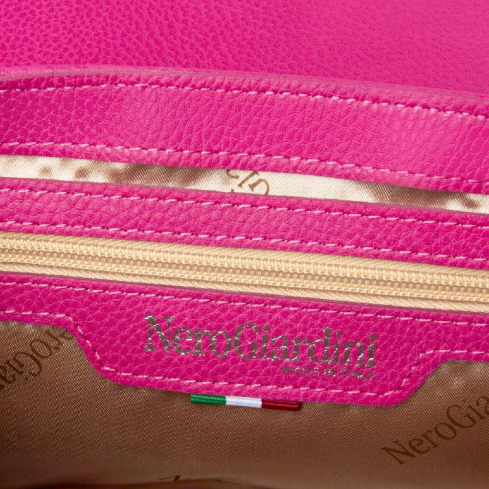 Nerogiardini Stijlvolle Fuchsia Dames Technische Tas Pink Dames