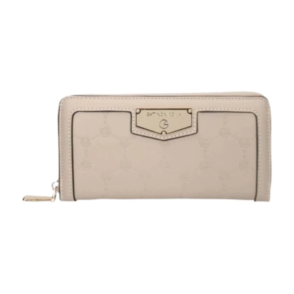 Gattinoni ADA Grote Ritsportemonnee voor Vrouwen Beige Dames