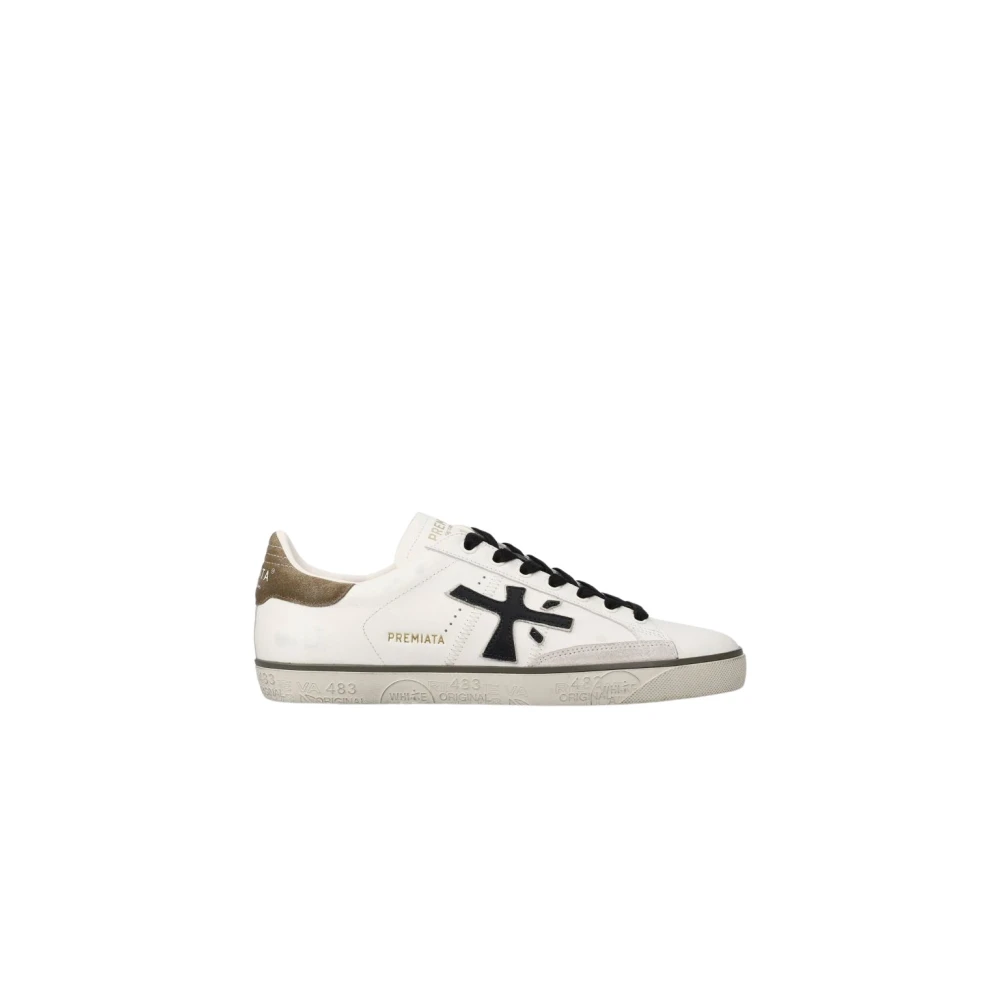 Premiata Leren Sneakers Heren Schoenen Wit