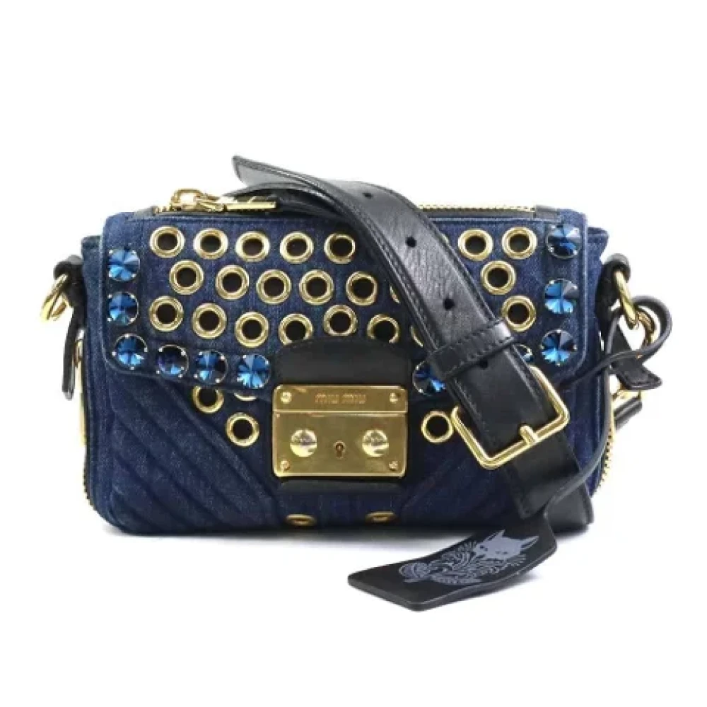 Pre-owned > Pre-owned Bags > Pre-owned Shoulder Bags - - Miu Miu Pre-owned - Modalova