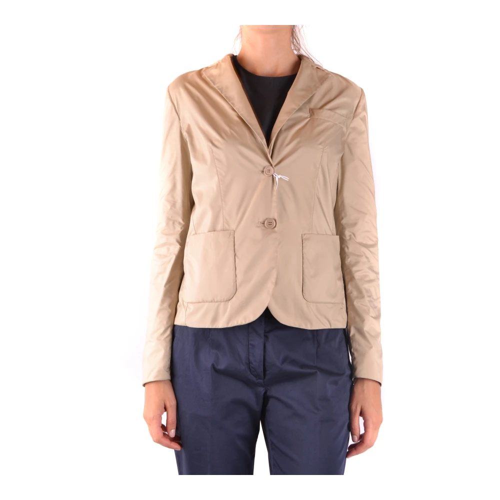 Aspesi Punk-geïnspireerd leren jack Beige Dames