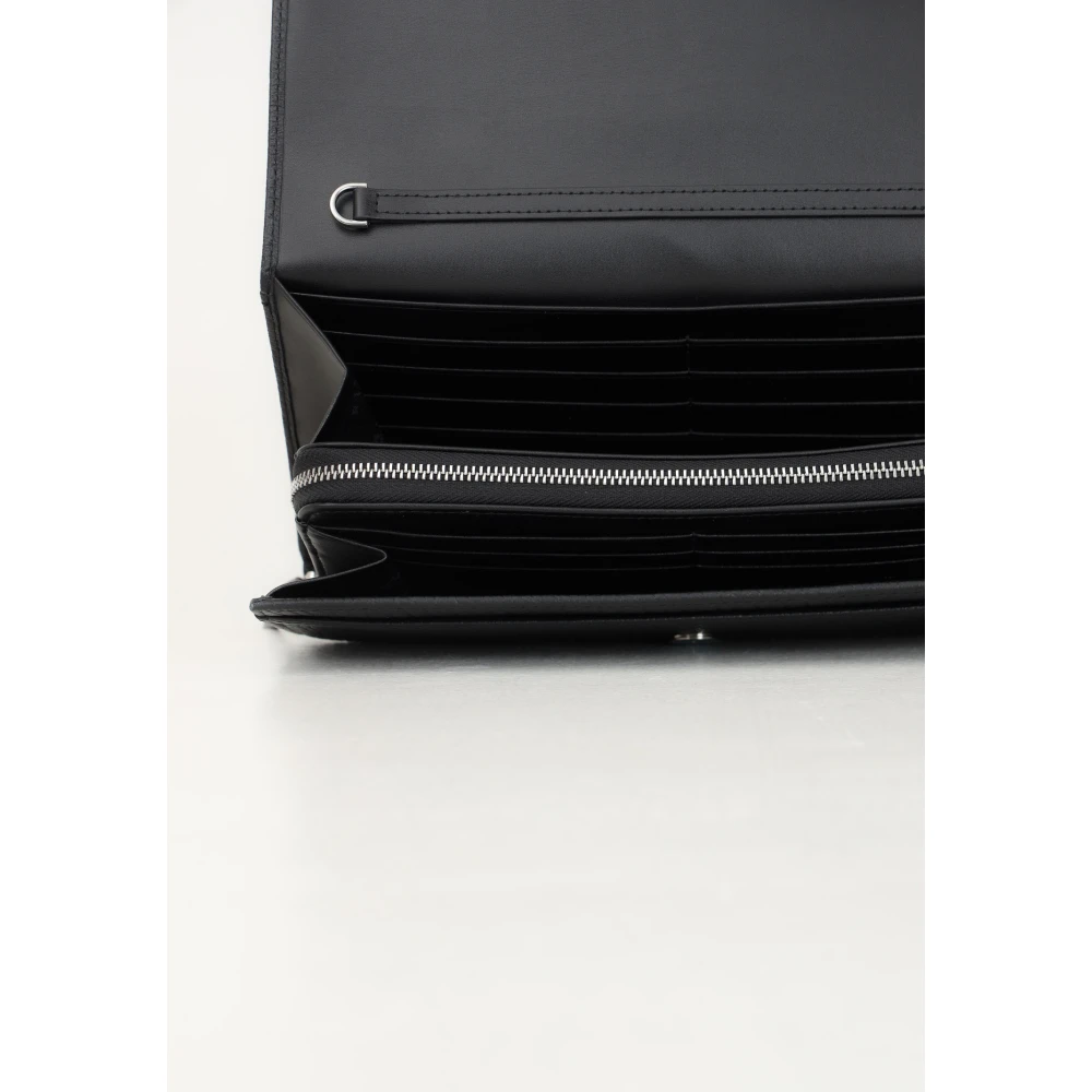 Richmond Zwarte Dames Clutch Gehamerd Textuur Black Dames