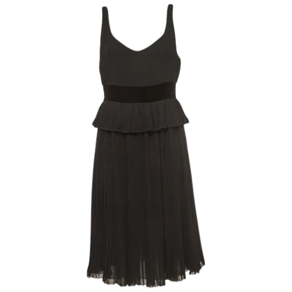 Armani Pre-owned Velvet dresses Black Dames