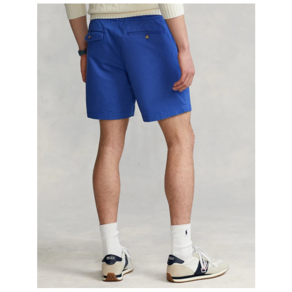 Polo Ralph Lauren Elastische taille Prepster shorts in Royal Heritage Blue Heren