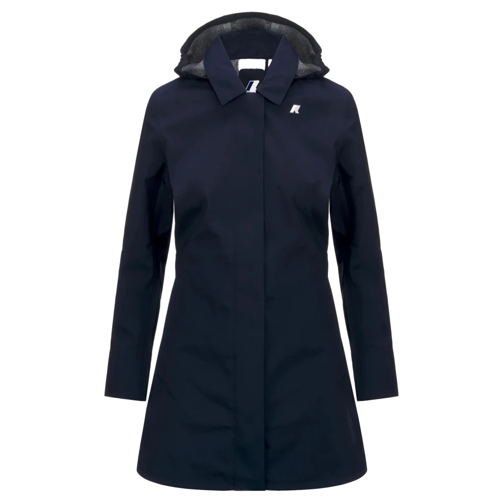 K-Way Donna Blu Giacche, L, New,