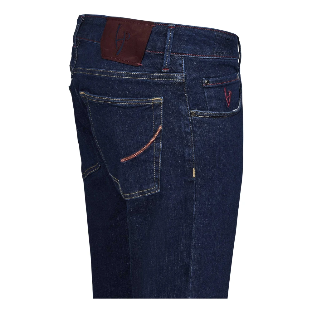 Hand Picked Slim Fit Blauwe Jeans Blue Heren