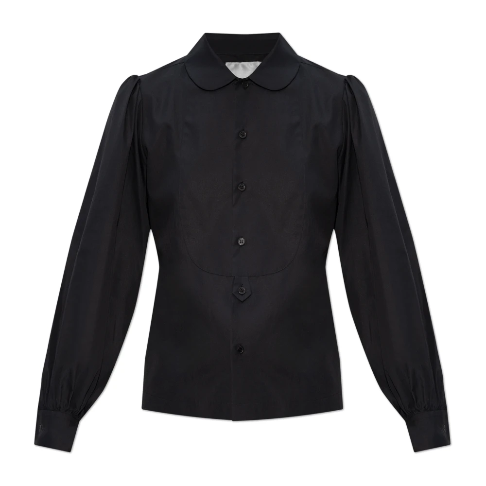 Comme des Garçons Katoenen overhemd Black Dames