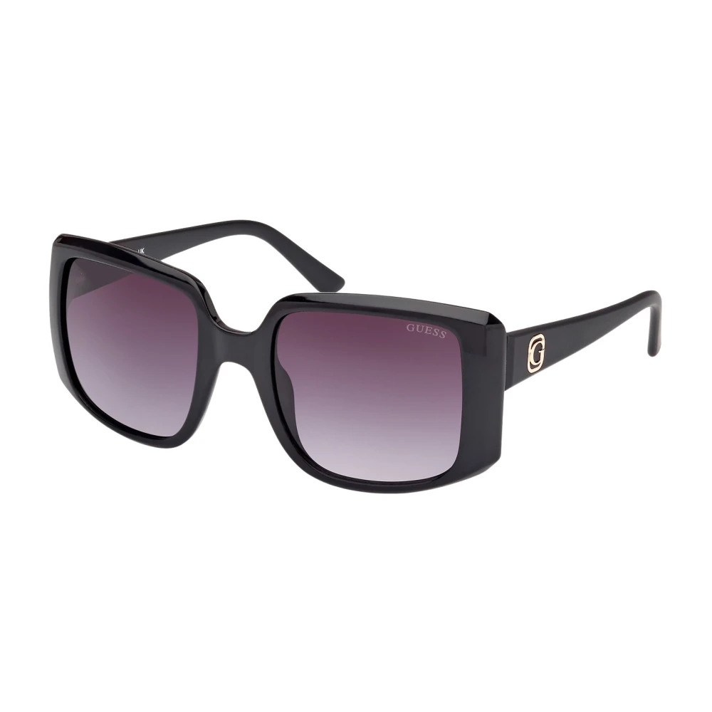 Guess Donna Nero Gu00097 01B Occhiali Da Sole Iniettato Fumo Squadrata Normale Sfumato - Immagine 3