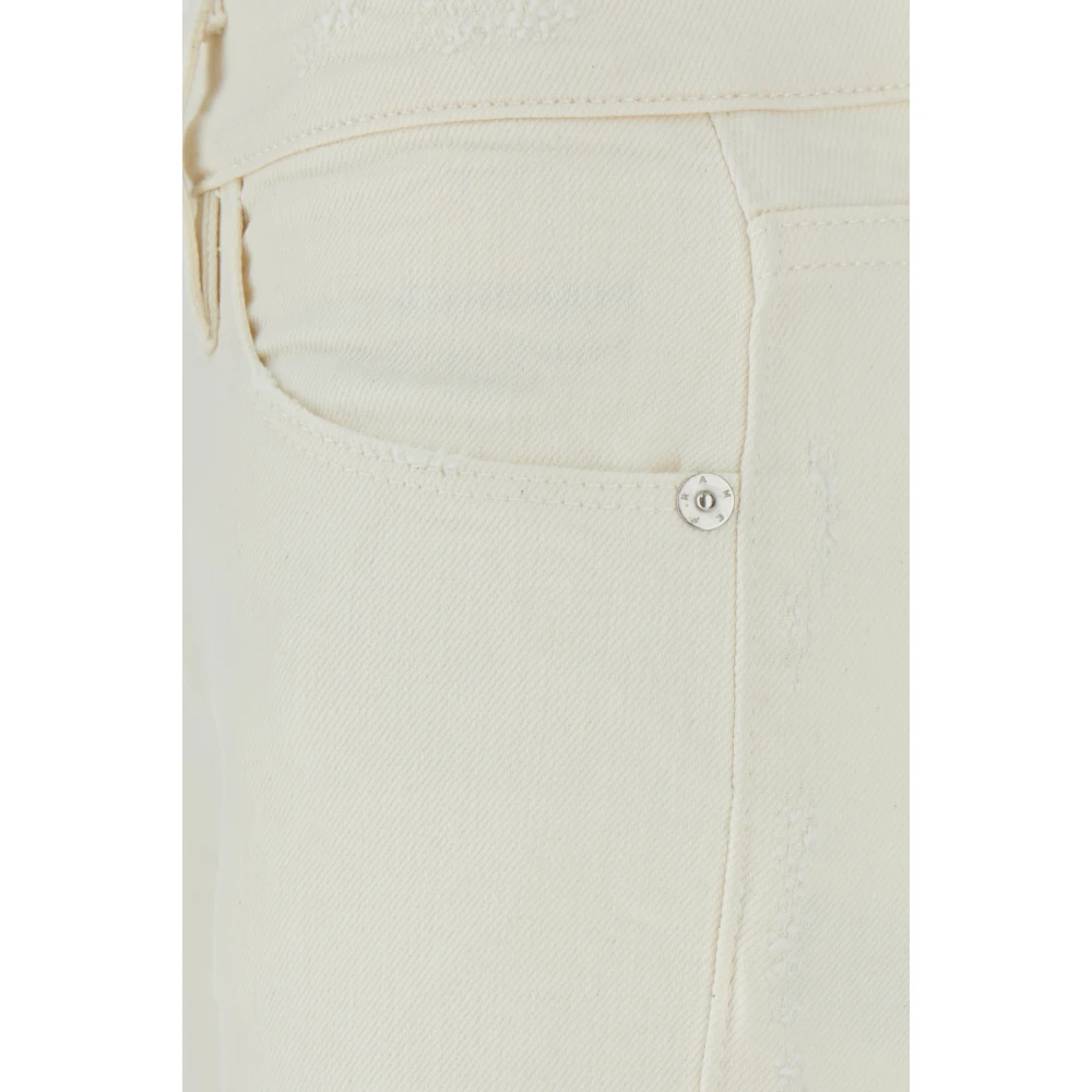 Frame Klassieke Denim Jeans voor Dagelijks Gebruik Beige Dames
